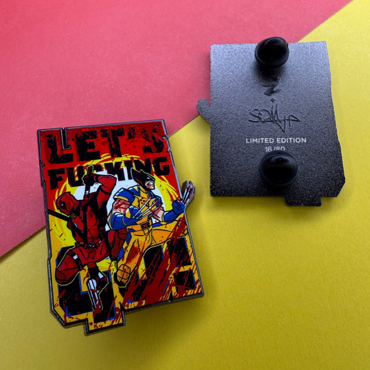 Deadpool & Wolverine Enamel Pin | Pin Club Exclusive