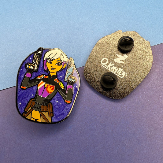 Sabine Enamel Pin
