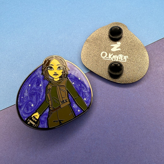 Jyn Enamel Pin