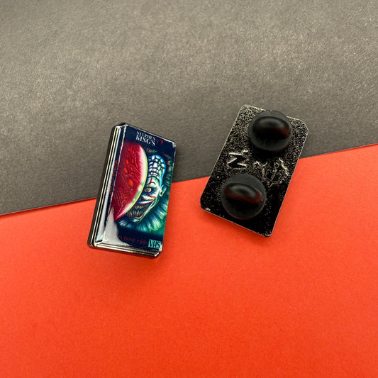 VHS Horrors IT Enamel Pin