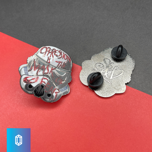 Mask of Fear Enamel Pin