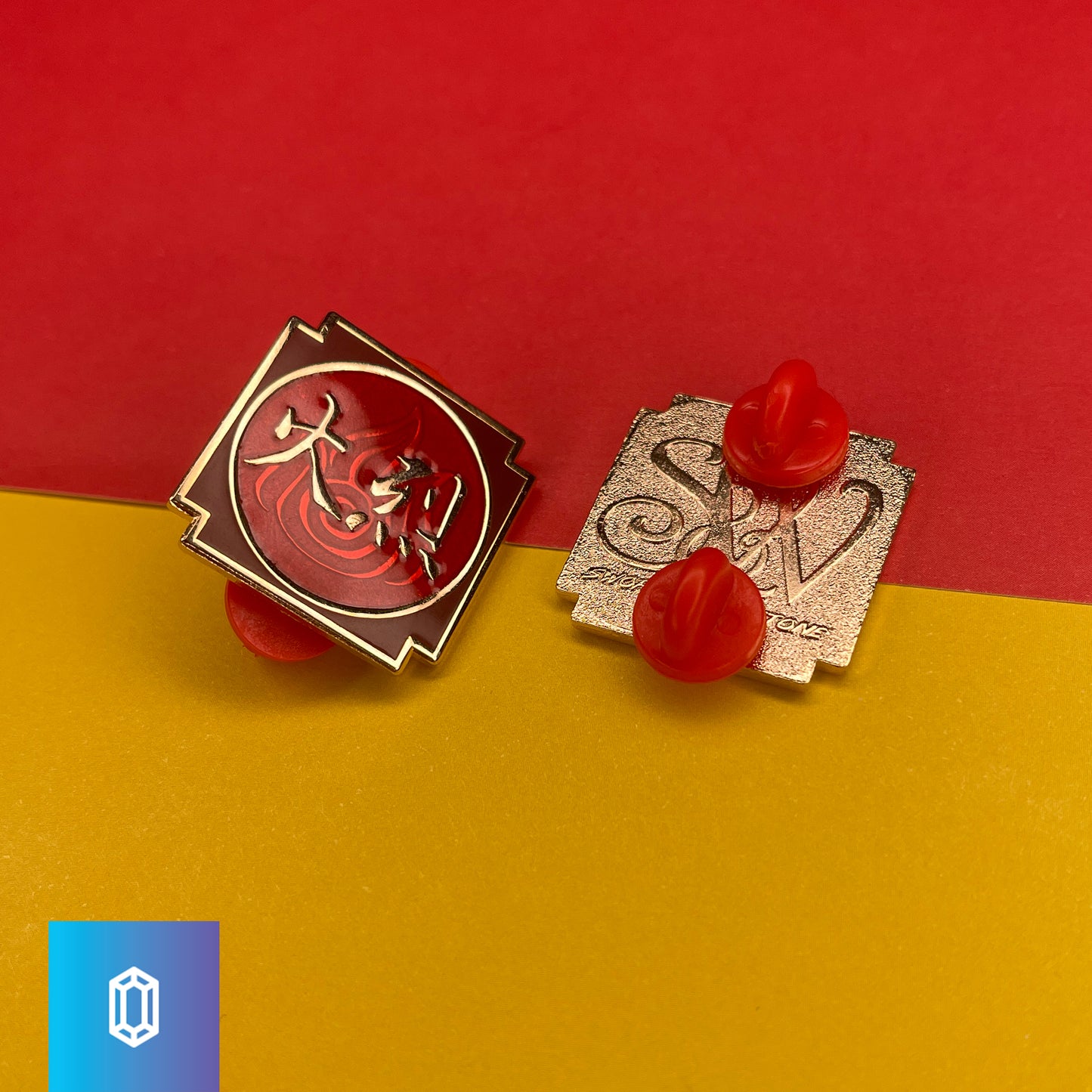 Four Elements Enamel Pin Set