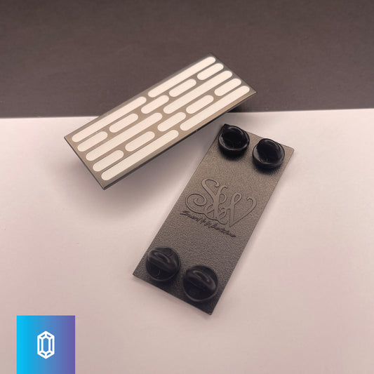 Light Panel Backdrop Enamel Pin
