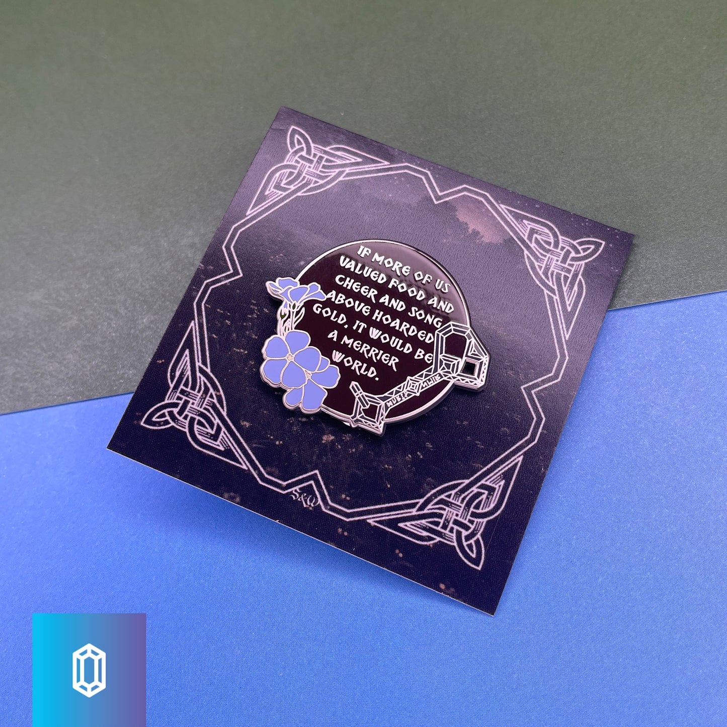 The King Under the Mountain Enamel Pin