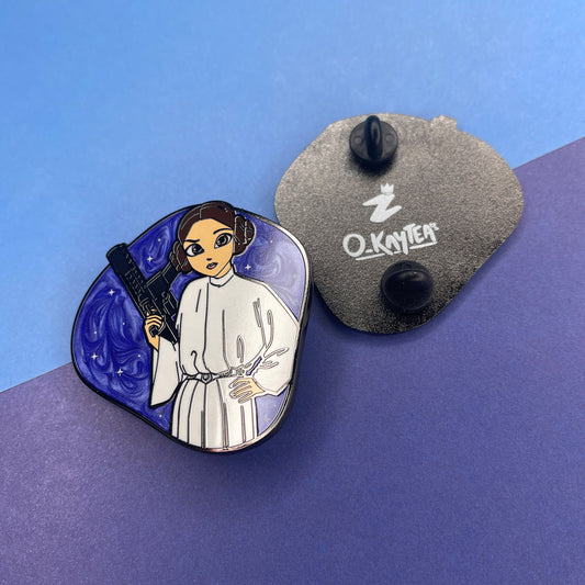Leia Enamel Pin