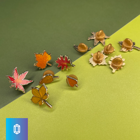 Heart of Autumn Enamel Pin Set