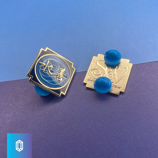 Water (Shuǐ) Enamel Pin