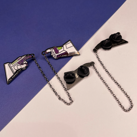 To Infinity Chain Enamel Pin