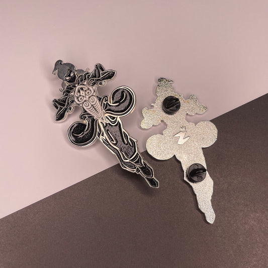 Avatar Korra Silver Enamel Pin