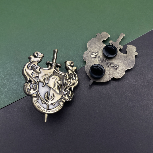 Knights Sigil (Bronze) Enamel Pin