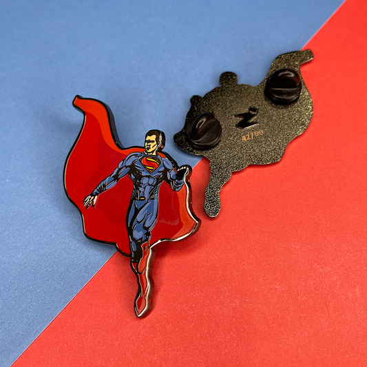 Man of Steel Enamel Pin