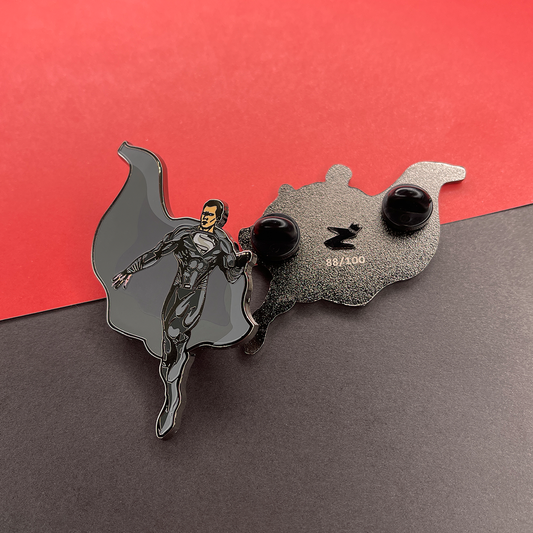 Man of Steel Black Suit Enamel Pin