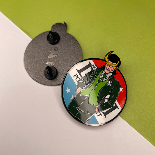 President Loki Enamel Pin