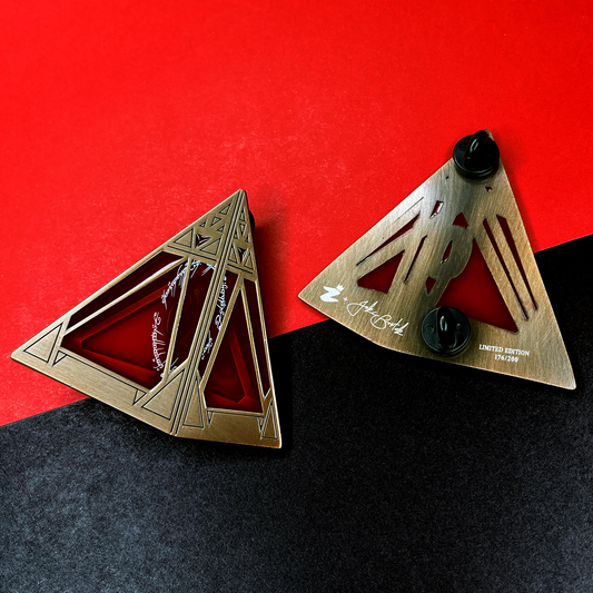 The One Holocron Enamel Pin