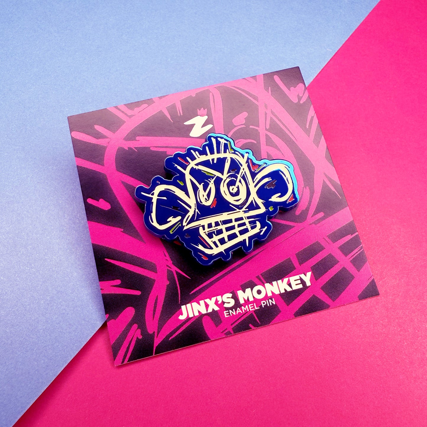 Jinx's Monkey Enamel Pin | Pin Club Exclusive
