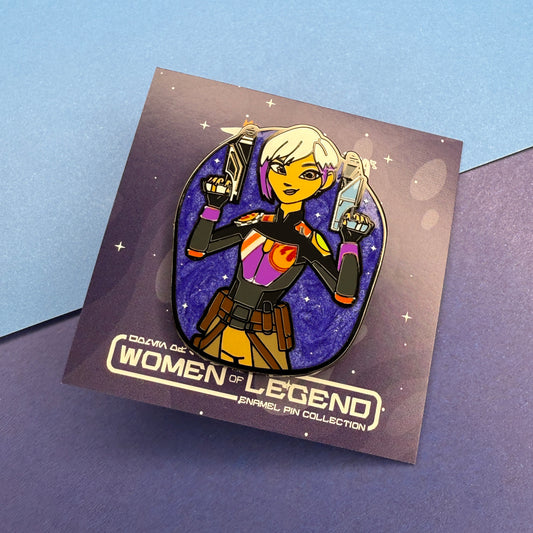 Sabine Enamel Pin