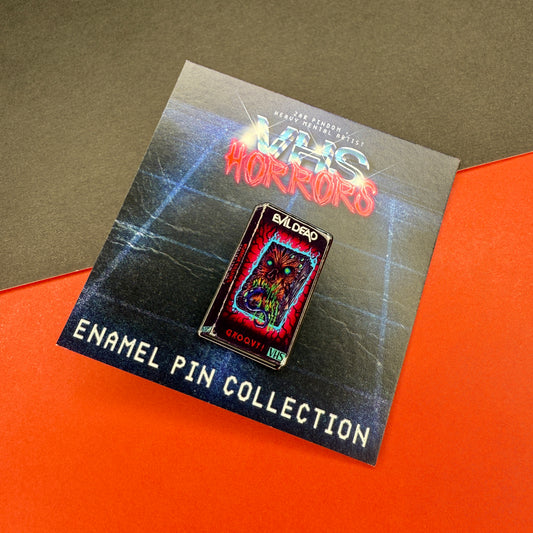 VHS Horrors Evil Dead Enamel Pin