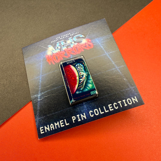 VHS Horrors IT Enamel Pin