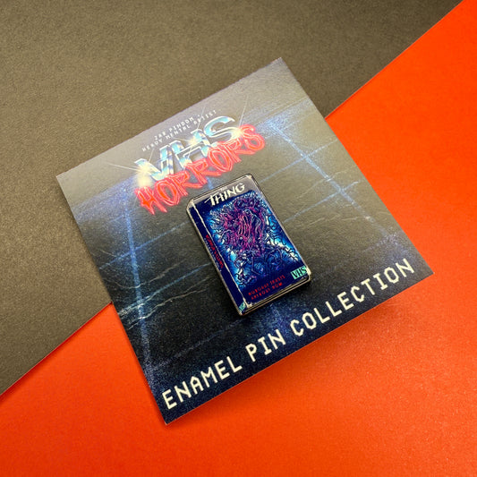 VHS Horrors The Thing Enamel Pin