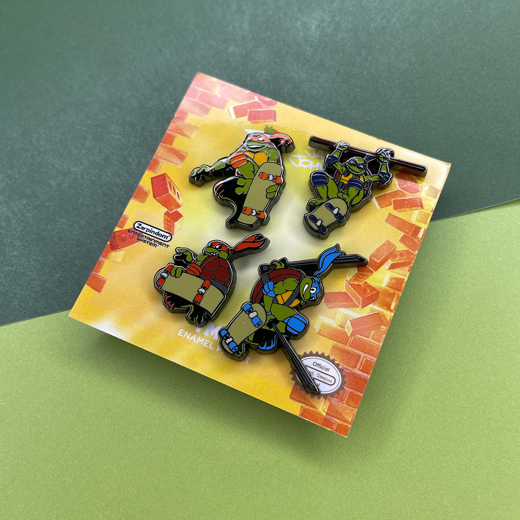 TMNT Enamel Pin Set