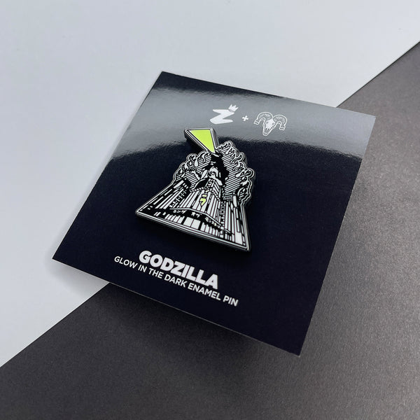 Godzilla Enamel Pin