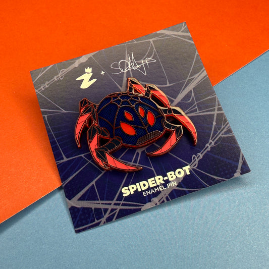 Miguel Spider-Bot Enamel Pin