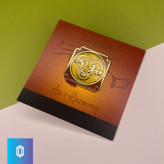 Air (Qì) Enamel Pin