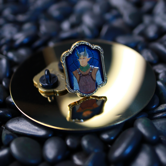 Damon Enamel Pin