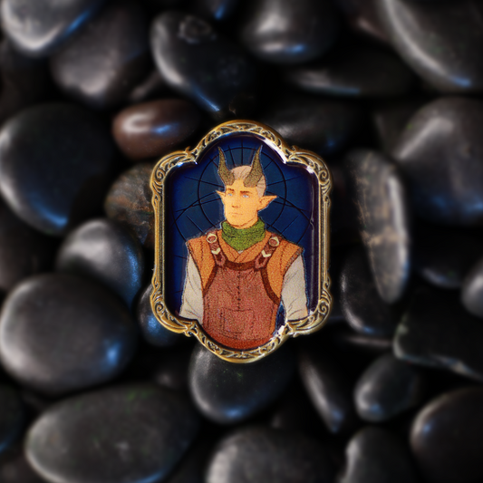 Damon Enamel Pin