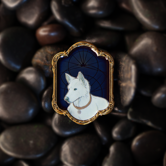 Scratch Enamel Pin