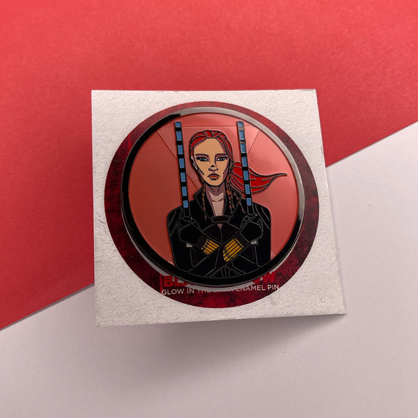 Black Widow Enamel Pin