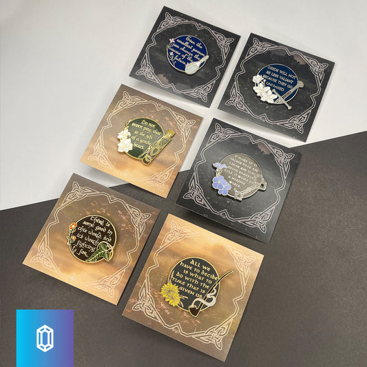 Lord of the Rings Quotes Enamel Pin Set