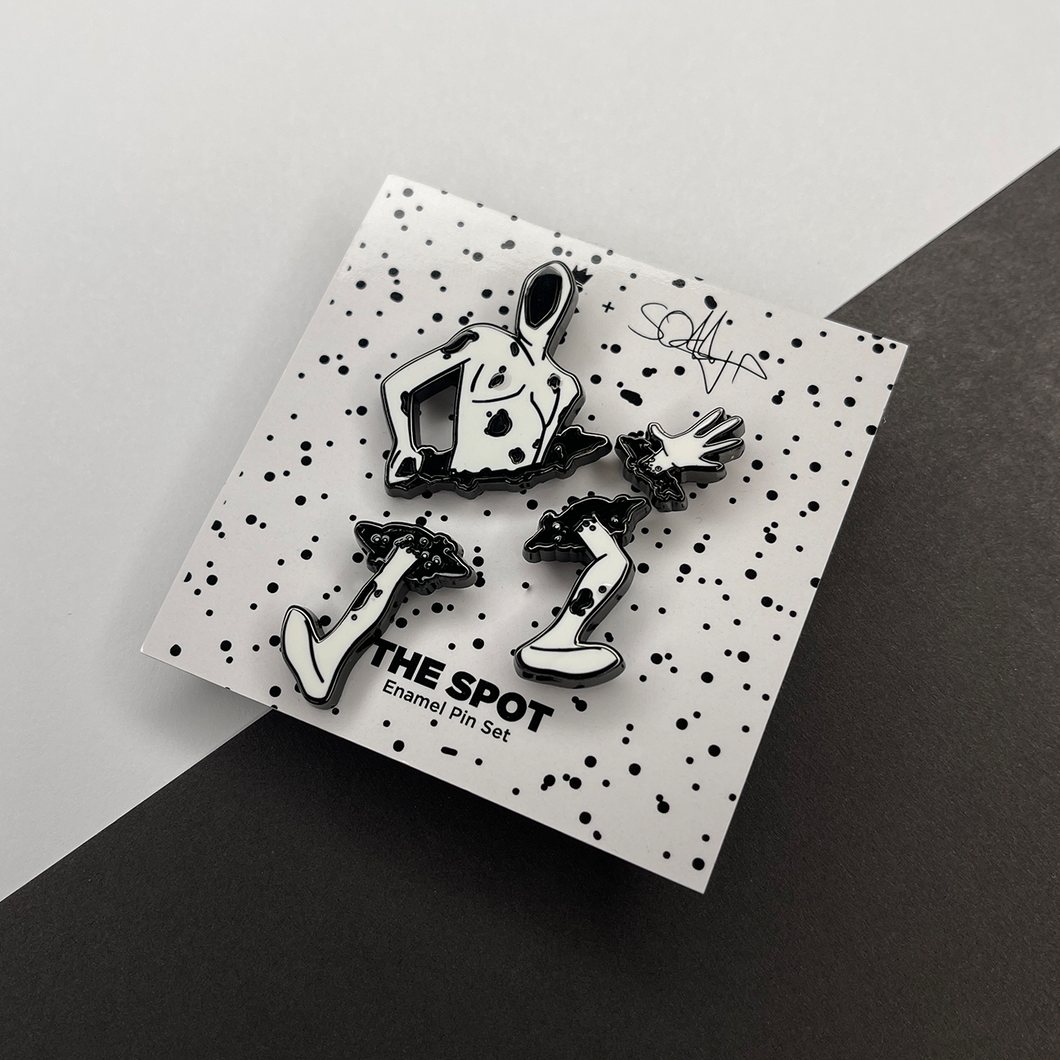 The Spot Enamel Pin Set