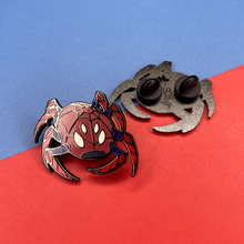 Load image into Gallery viewer, Peter Spider-Bot Enamel Pin
