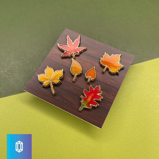 Heart of Autumn Enamel Pin Set