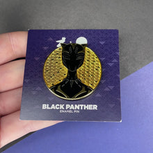 Load and play video in Gallery viewer, Black Panther Enamel Pin
