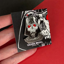 Load and play video in Gallery viewer, Vader Skull Enamel Pin
