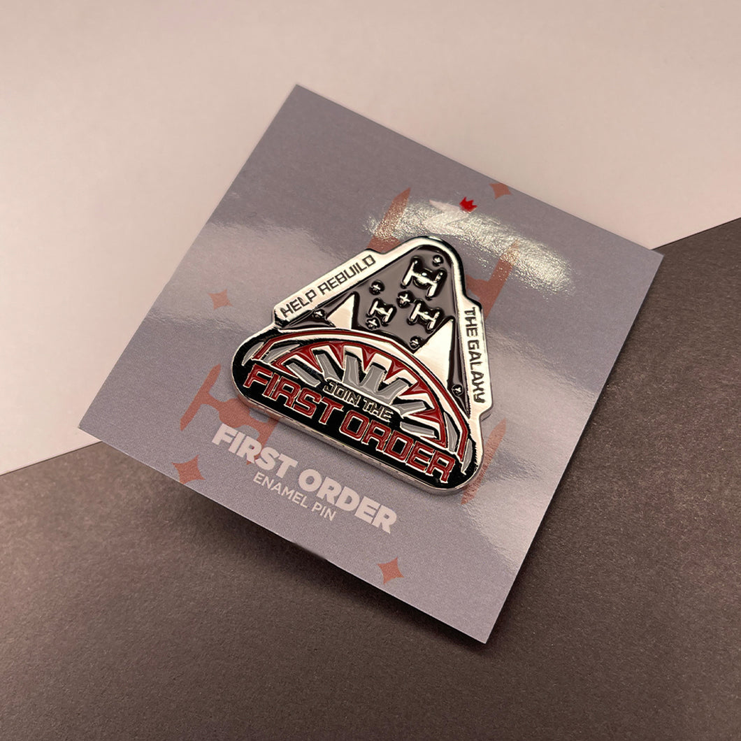 First Order Enamel Pin