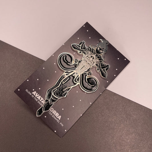 Avatar Korra Silver Enamel Pin