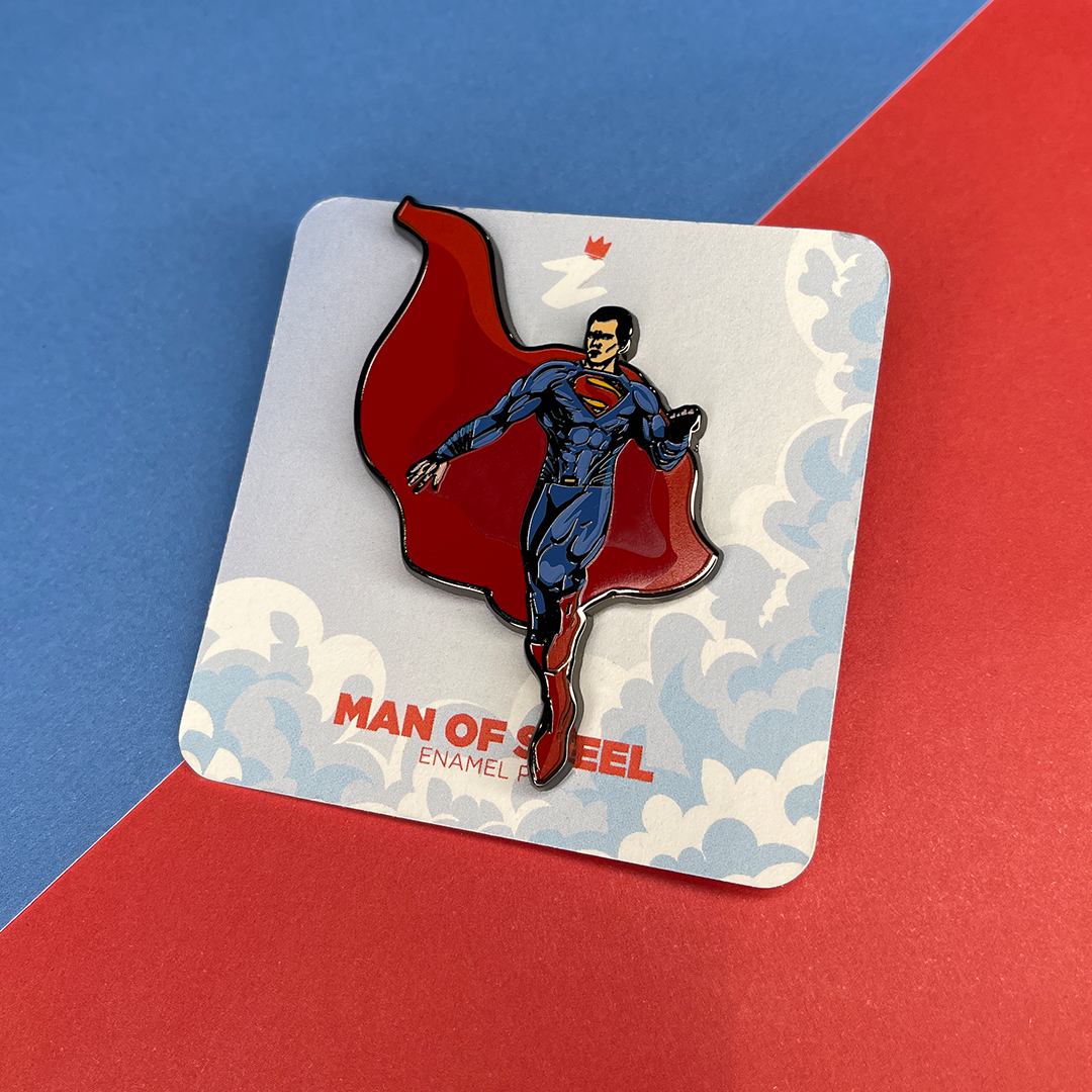 Man of Steel Enamel Pin
