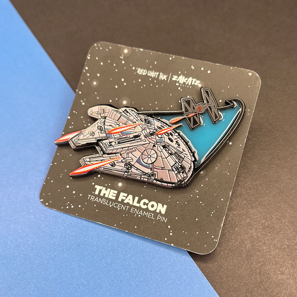 The Falcon Enamel Pin